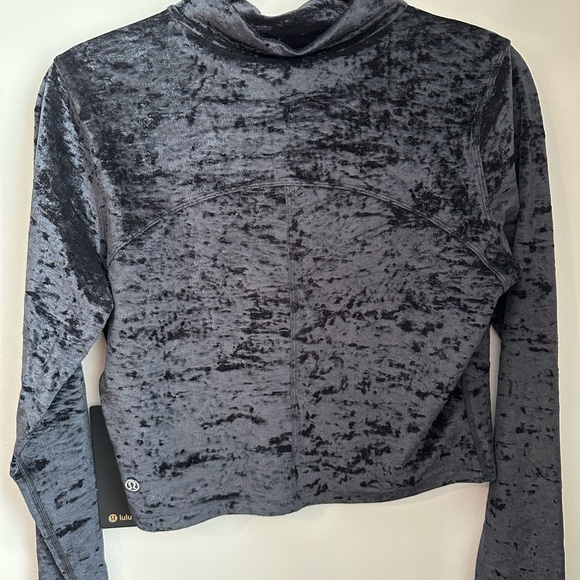 NWT Lululemon All Aligned Mock Neck Long Sleeve *Crushed Velvet - Picture 13 of 13